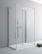 Radaway Fuenta New KDJ+S Душевая дверь, левая 6 мм, Easy Clean 110х200h см, цвет: хром глянец 384023-01-01L