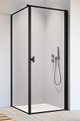 Radaway Nes 8 KDJ I Боковая стенка, frame 8 мм, Easy Clean 80х200h см, цвет: black 10089080-54-56