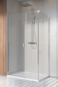 Radaway NES KDS I Душевая дверь, левая, прозрачная 6 мм, Easy Clean 120х200h см, цвет: хром глянец 10023120-01-01L