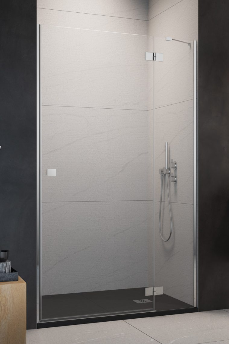 Radaway Essenza DWJ Душевая дверь в нишу, левая 6 мм, Easy Clean 90х200h см, цвет: хром глянец 1385013-01-01L