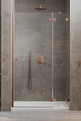 Radaway Essenza Pro DWJ Душевая дверь в нишу правая, Easy Clean 120х200h см, цвет: brushed copper 10099120-93-01R