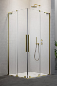 Radaway Furo KDD Душевая дверь, правая, прозрачная 8 мм, Easy Clean 100х200h см, цвет: brushed gold 10305100-99-01R