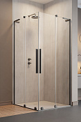 Radaway Furo KDD Душевая дверь, левая 8 мм, Easy Clean 90х200h см, цвет: brushed gunmetal 10305090-92-01L