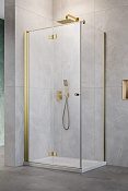 Radaway Nes KDJ-B Душевая дверь, правая 6 мм, Easy Clean 100х200h см, цвет: brushed gold 10025100-99-01R