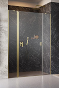 Radaway Nes DWJS Душевая дверь в нишу, правая 6 мм, Easy Clean 120х200h см, цвет: brushed gold 10038120-99-01R