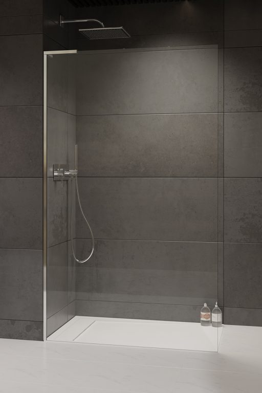 Radaway Modo SL II Душевое ограждение walk-in 8 мм, Easy Clean 105х200h см, цвет: хром глянец 10319105-01-01L