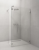 Radaway Euphoria Walk In W Фронтальная стенка прозр. 8 мм, Easy Clean 140х200h см, цвет: хром глянец 383136-01-01