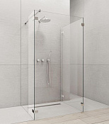 Radaway Euphoria Walk In W Фронтальная стенка, прозр. 8 мм, Easy Clean 80х200h см, цвет: хром глянец 383140-01-01