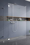 Radaway Euphoria Walk In W Фронтальная стенка прозр. 8 мм, Easy Clean 110х200h см, цвет: хром глянец 383173-01-01