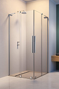 Radaway Furo SL KDD Душевая дверь, правая, прозрачная 8 мм, Easy Clean 90х200h см, цвет: хром глянец 10305090-01-01R