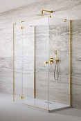 Radaway Essenza KDJ+S Душевая дверь, правая, прозрачная 6 мм, Easy Clean 80х200h см, цвет: gold 1385021-09-01R