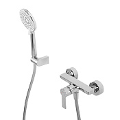 BelBagno Aurora Смеситель для ванны накладной, ручной душ, шланг, без излива, цвет: хром глянцевый AURORA-ESDM-CRM