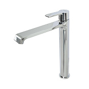 BelBagno Aurora Смеситель для раковины высокий, без д/к, высота излива 22,9 см, цвет: хром глянцевый AURORA-LMC-CRM-W0