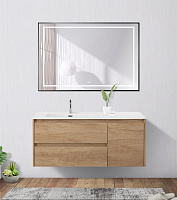 BelBagno Kraft Зеркало 120x80h см, с подсветкой, подогревом и выключателем, цвет: черный матовый SPC-KRAFT-1200-800-LED-TCH-WARM-NERO