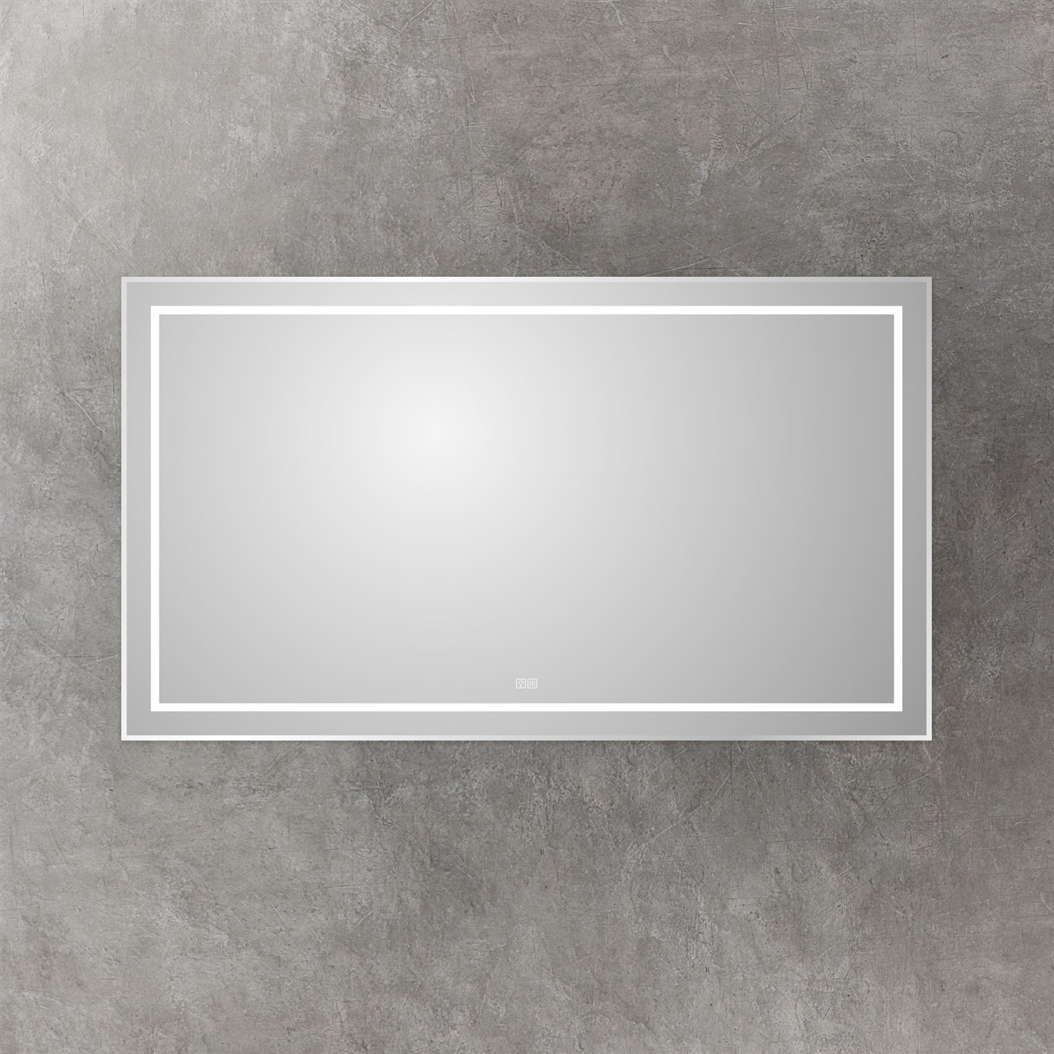 BelBagno Kraft Зеркало 140x80h см, с подсветкой, подогревом и выключателем, цвет: хром глянцевый SPC-KRAFT-1400-800-LED-TCH-WARM