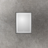 BelBagno Kraft Зеркало 60x80h см, с подсветкой, подогревом и выключателем, цвет: черный матовый SPC-KRAFT-600-800-LED-TCH-WARM-NERO