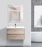 BelBagno Kraft Зеркало 70x80h см, с подсветкой, подогревом и выключателем, цвет: хром глянцевый SPC-KRAFT-700-800-LED-TCH-WARM