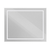 BelBagno Kraft Зеркало 100x80h см, с подсветкой и выключателем, цвет: хром глянцевый SPC-KRAFT-1000-800-SENS-AL