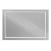 BelBagno Kraft Зеркало 120x80h см, с подсветкой и выключателем, цвет: хром глянцевый SPC-KRAFT-1200-800-SENS-AL