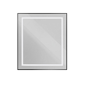 BelBagno Kraft Зеркало 70x80h см, с подсветкой и выключателем, цвет: черный матовый SPC-KRAFT-700-800-SENS-NERO