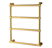 Margaroli Sole 512 Полотенцесушитель электрический 53х64h (int 47), правое, цвет: brushed gold 5124704BGB