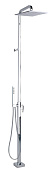Treemme X-change mono Душевая колонна напольная, руч. душ 1 вид струи, шланг, верх. душ, цвет:chrome RWIT7762CC10