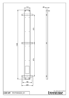 Treemme Shower Встраиваемая часть душевой панели RWIT6585ZZ20