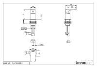 Treemme Albatros Ручка управления смесителя на столешницу, цвет: chrome RWIT4C68CC10