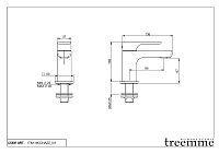 Treemme Hask Кран холодной воды для раковины, цвет: chrome IT6A19CCHAZZ