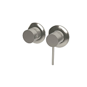 Treemme 40mm Смеситель для душа встраиваемый, 2 потребителя, внешняя часть, цвет: нержавеющая сталь RWIT13F2IS02