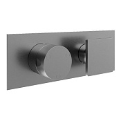 Treemme 5mm Смеситель для душа встраиваемый, 3 потребителя, внешняя часть, цвет: нержавеющая сталь RWIT28E3IS03