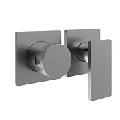 Treemme 5mm Смеситель для душа встраиваемый, 2 потребителя, внешняя часть, цвет: нержавеющая сталь RWIT28F2IS01