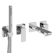 Treemme Hask Смеситель для душа встраиваемый, 2 потребителя, внешняя часть, цвет: chrome RWIT6AD8CC01