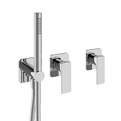 Treemme Hask Смеситель для душа встраиваемый, 2 потребителя, внешняя часть, цвет: chrome RWIT6AD9CC01