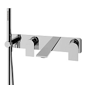 Treemme Ran Смеситель для душа встраиваемый, 2 потребителя, внешняя часть, цвет: chrome RWIT22D7CC01