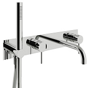 Treemme X-change mono Смеситель для душа встраиваемый, 2 потребителя, внешняя часть, цвет: chrome RWIT75D7CC01