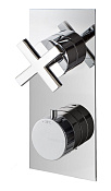 Treemme Shower Смеситель для душа термостатический встраиваемый, 2 потребителя, цвет: chrome RWIT8A46CC10