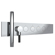 Treemme W-touch Смеситель для душа термостатический встр., 3 потребителя, внешняя часть, цвет:chrome RWIT1B97CC01