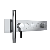 Treemme W-touch Смеситель для душа термостатический встр., 2 потребителя, внешняя часть, цвет:chrome RWIT1B92CC01