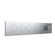 Treemme W-touch Смеситель для душа термостатический встр., 4 потребителя, внешняя часть, цвет:chrome RWIT1BF4CC01