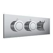 Treemme W-smart Смеситель для душа термостатический встр., 2 потребителя, внешняя часть, цвет:chrome RWIT5C86CC01