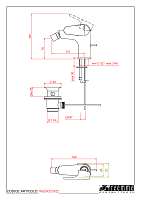 Treemme Cleo Смеситель для биде, с донным клапаном, цвет: chrome IT6320CCCFZZ