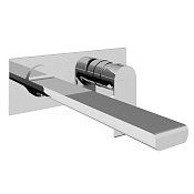 Treemme Bamboo Смеситель для раковины встраиваемый, внешняя часть, излив 23 см, цвет: chrome RWIT50A6CC01