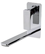 Treemme Hask Смеситель для раковины встраиваемый, внешняя часть, излив 23 см, цвет: chrome RWIT6AB3CC01