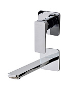 Treemme Hask Смеситель для раковины встраиваемый, внешняя часть, излив 18,3 см, цвет: chrome RWIT6AD2CC01