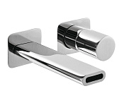 Treemme Nanotech Смеситель для раковины встраиваемый, внешняя часть, излив 17 см, цвет: chrome RWIT54C6CC02