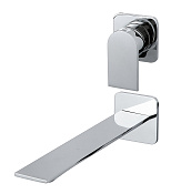 Treemme Ran Смеситель для раковины встраиваемый, внешняя часть, излив 23,7 см, цвет: chrome RWIT22D3CC01