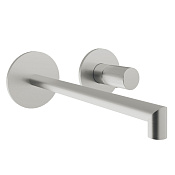 Treemme 28mm Смеситель для раковины встраиваемый, внеш. часть, излив 22,2см, цвет: нержавеющая сталь RWIT3BC6ISG1