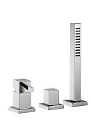 Treemme X-change mono Смеситель на борт ванны на 3 отв., с ручным душем, внешняя часть, цвет: chrome IT7669CCMTZZ
