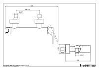 Treemme Bamboo Смеситель для душа накладной, цвет: chrome IT5056CCBMZZ